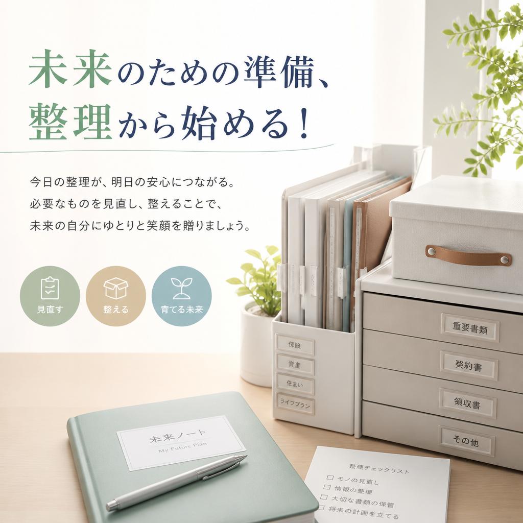 未来のための準備、整理から始める！