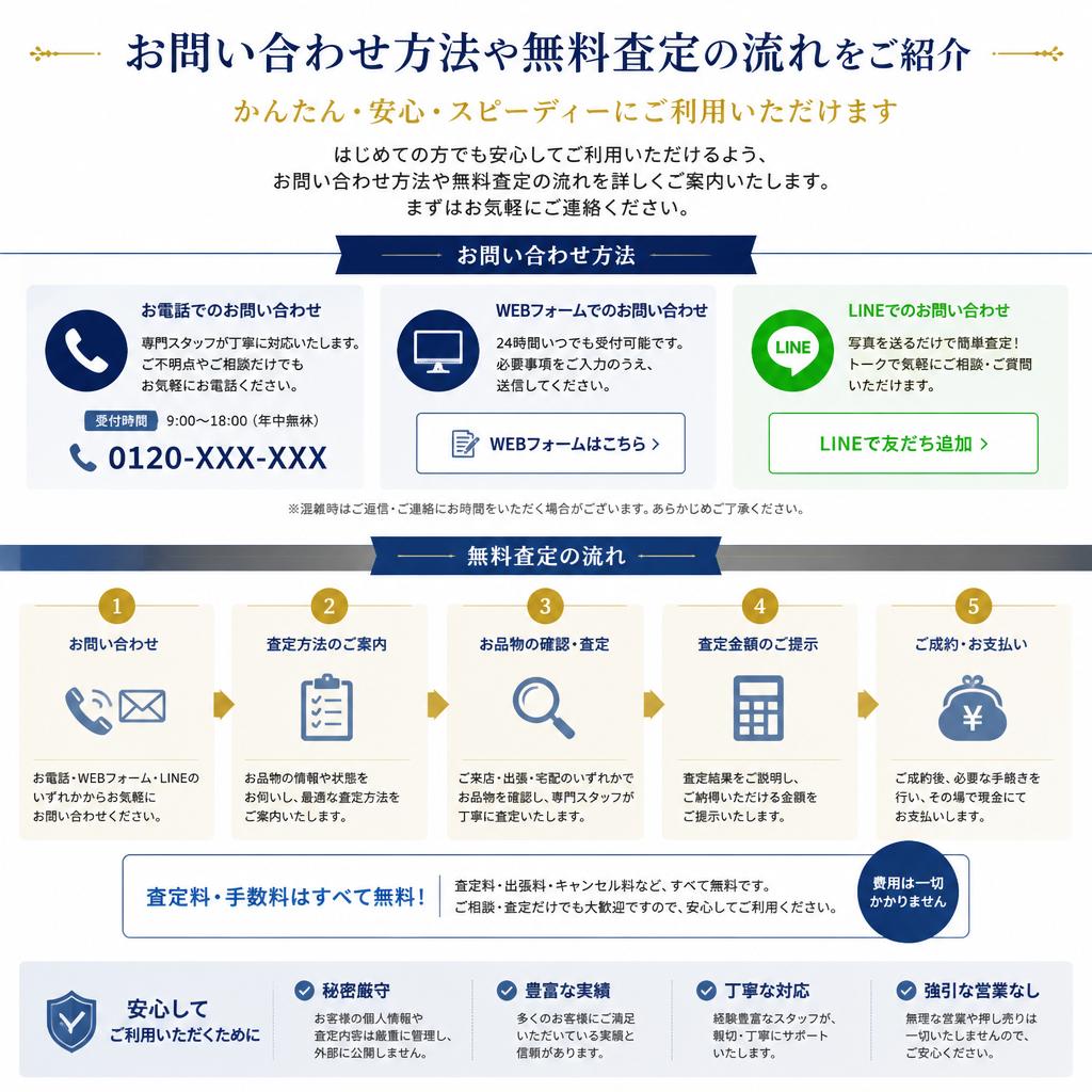 7. お問い合わせ・無料査定のご案内