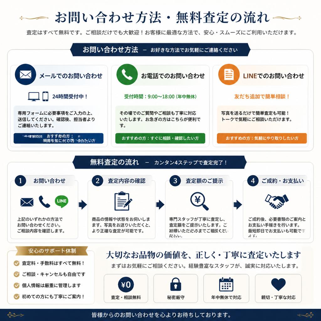 7. お問い合わせ・無料査定のご案内