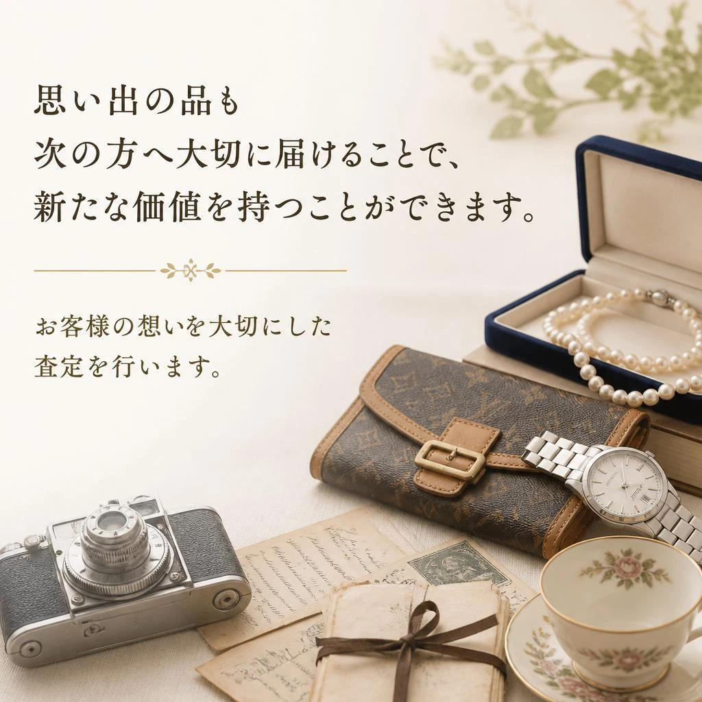 思い出の品を次の人へ繋げるお手伝い