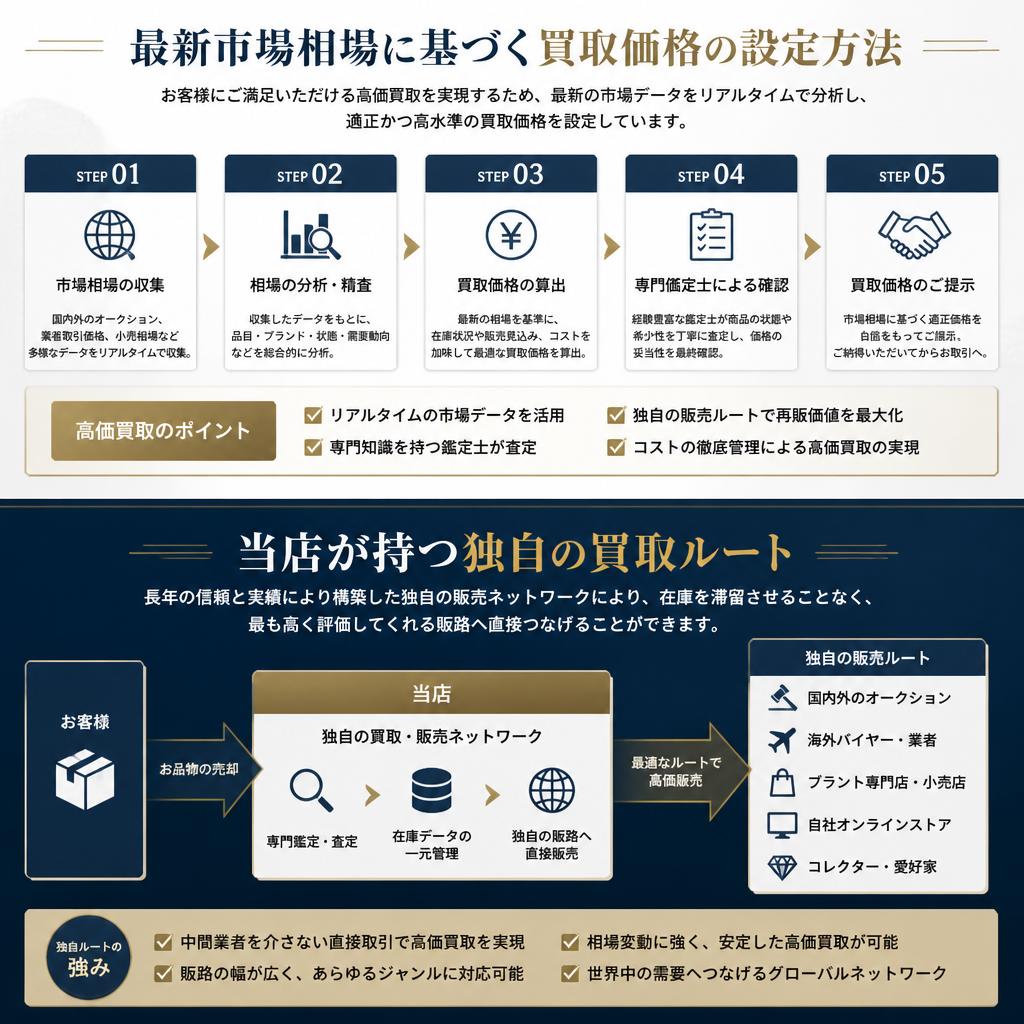 高価買取の理由