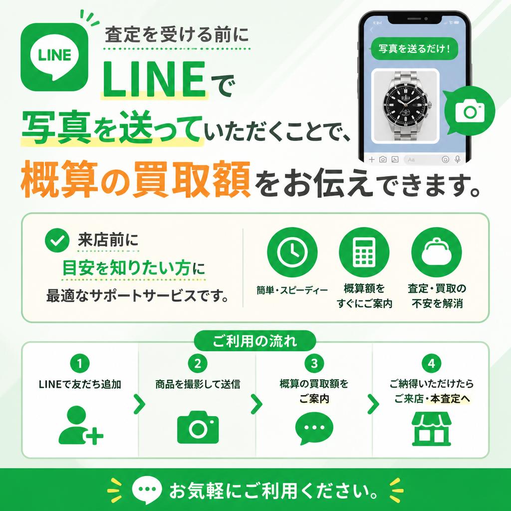 事前査定が可能！便利なLINEサービス