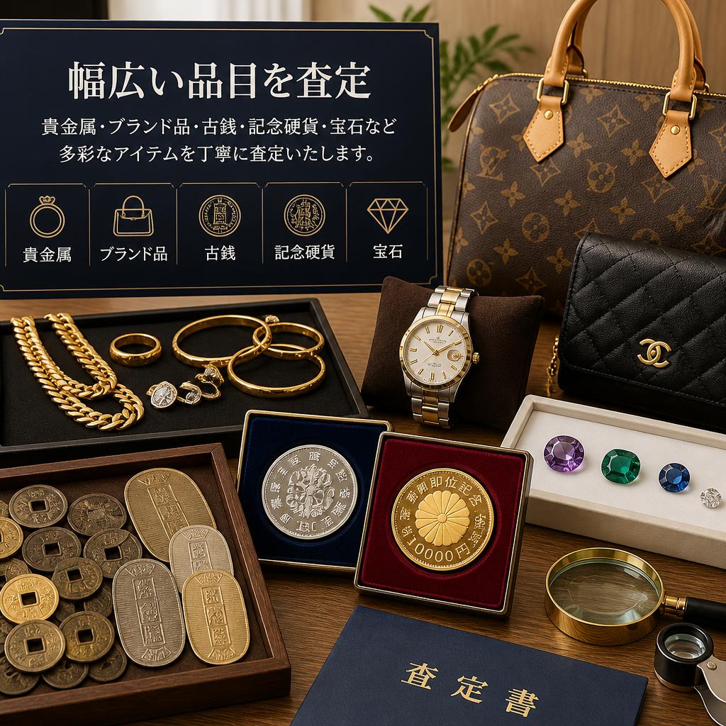 買取対象品の幅広さ