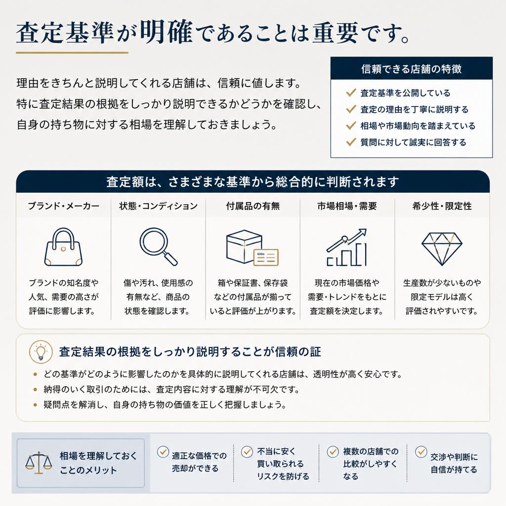 明確な査定基準の存在