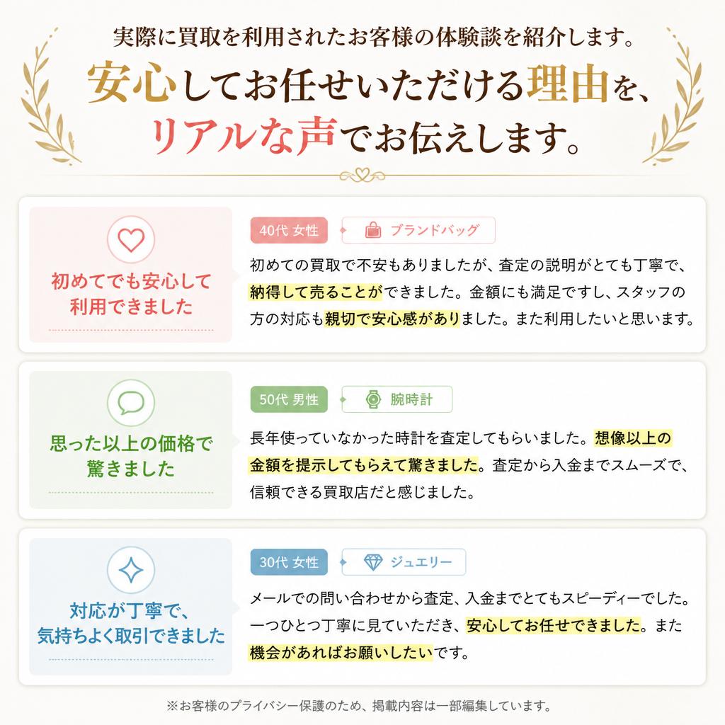 お客様の声