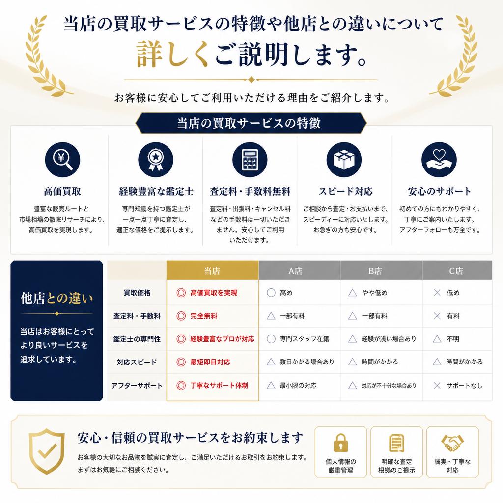 買取専門いちろくの特徴