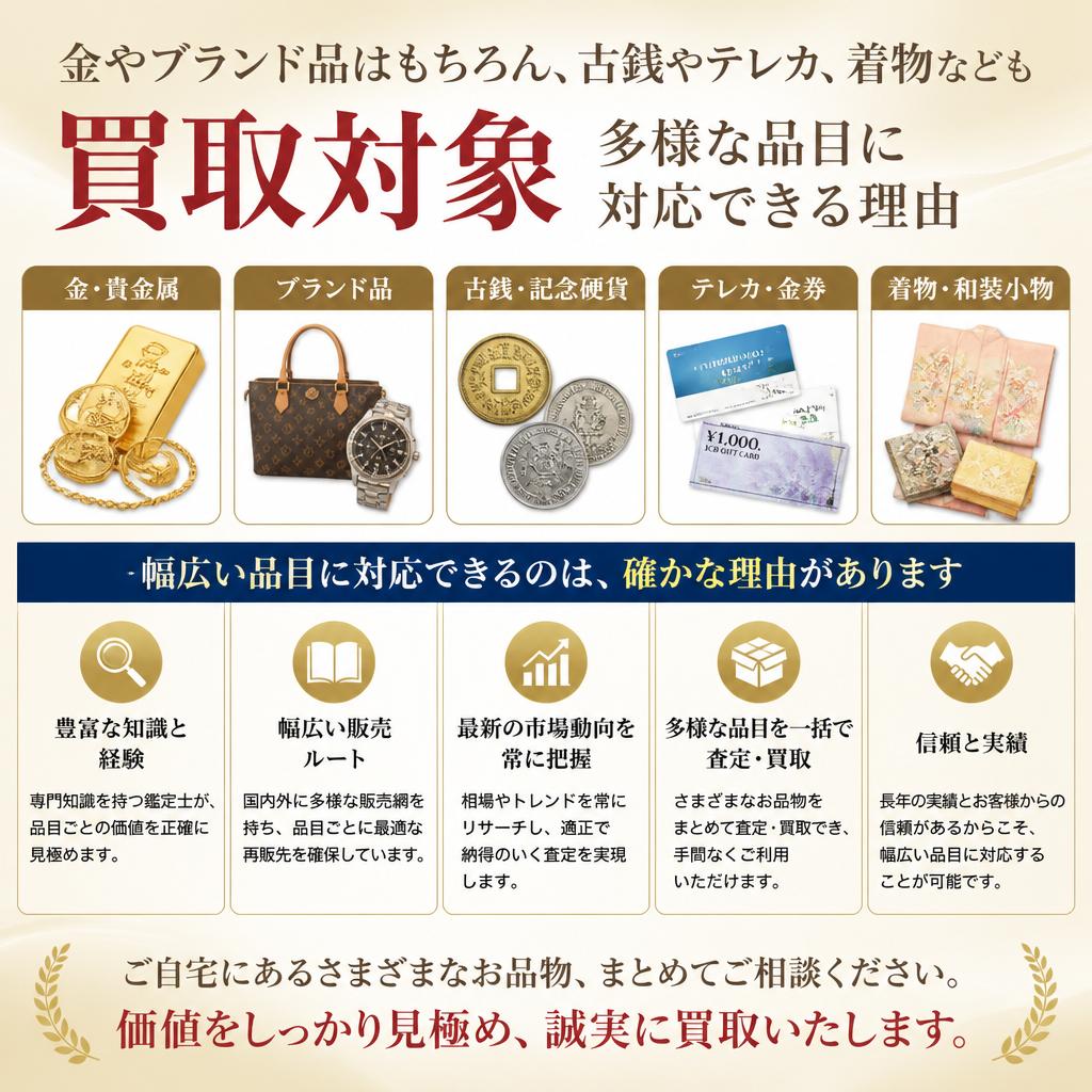 扱っている品目の詳細