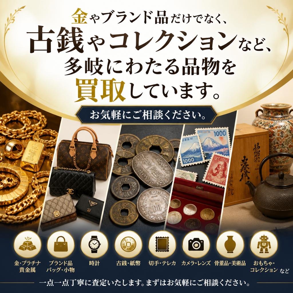 買取の対象品