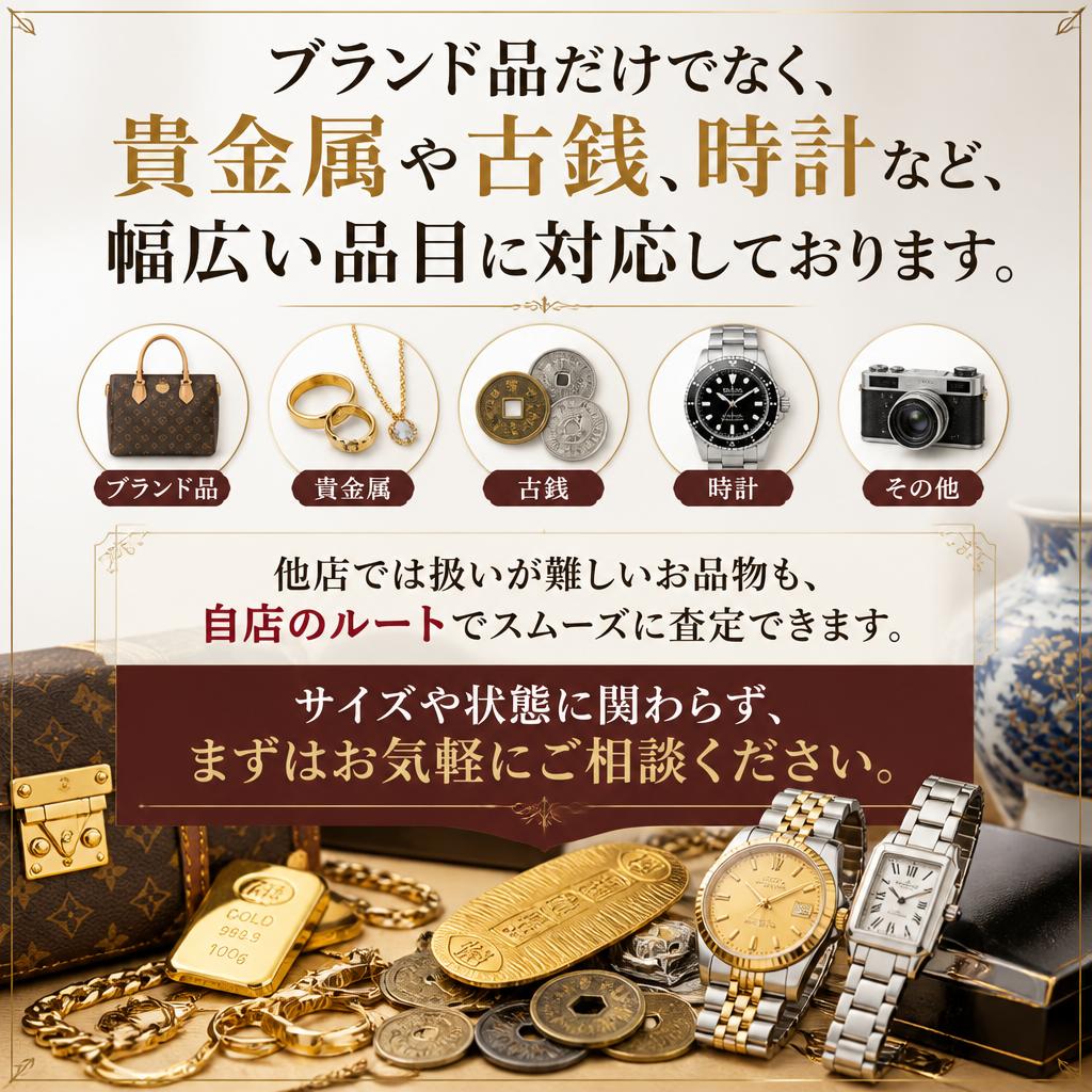多様な品目に対応!