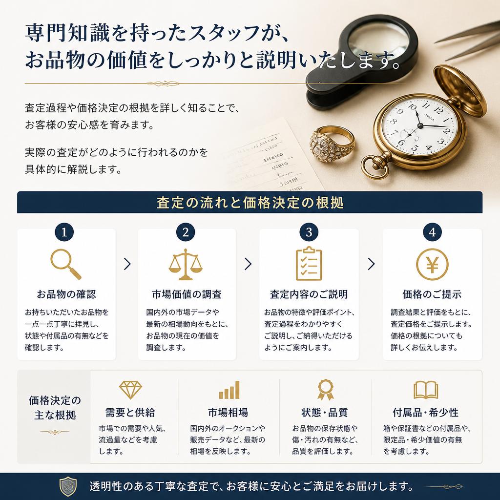 納得のいく査定！その理由とは？