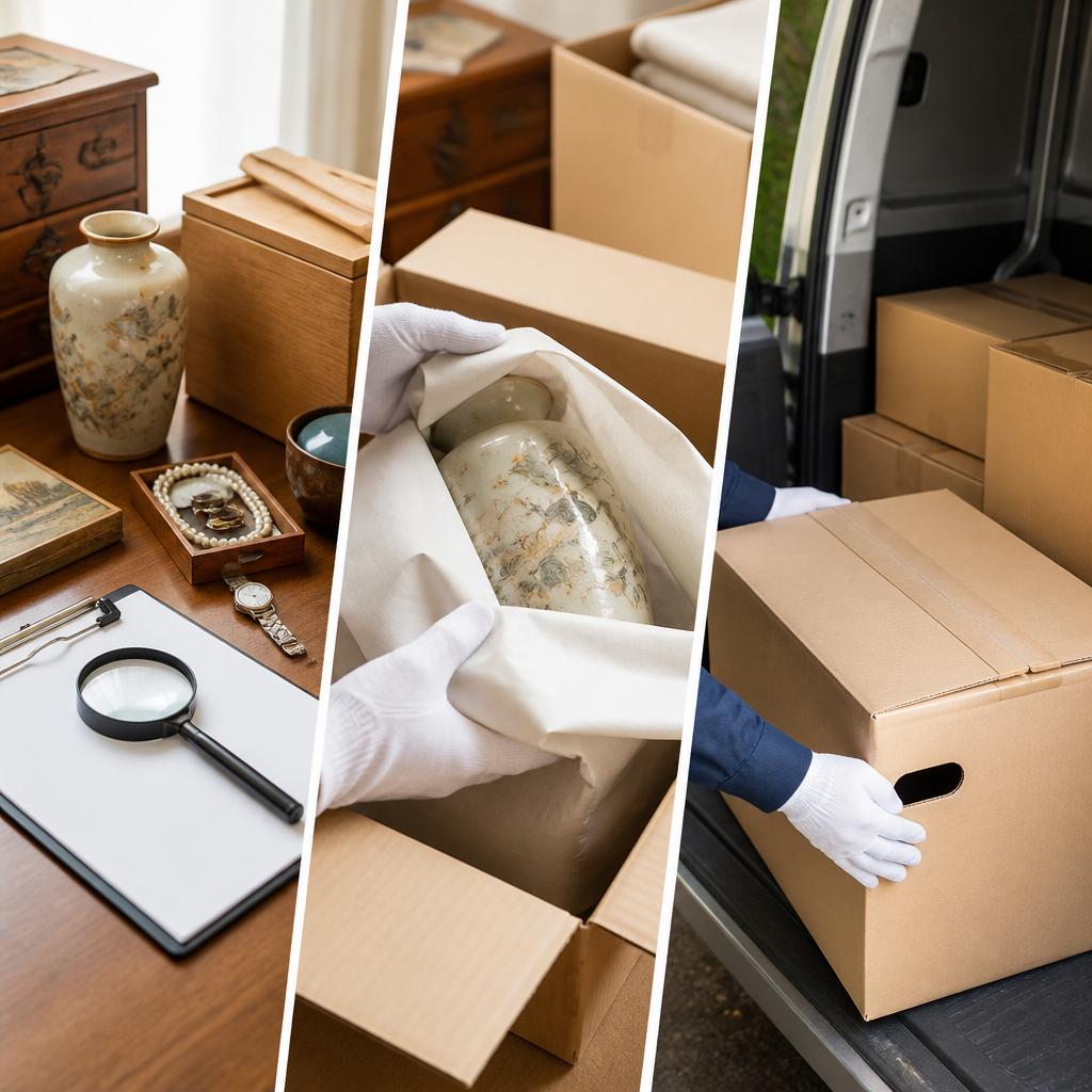 白金町での遺品買取の流れ
